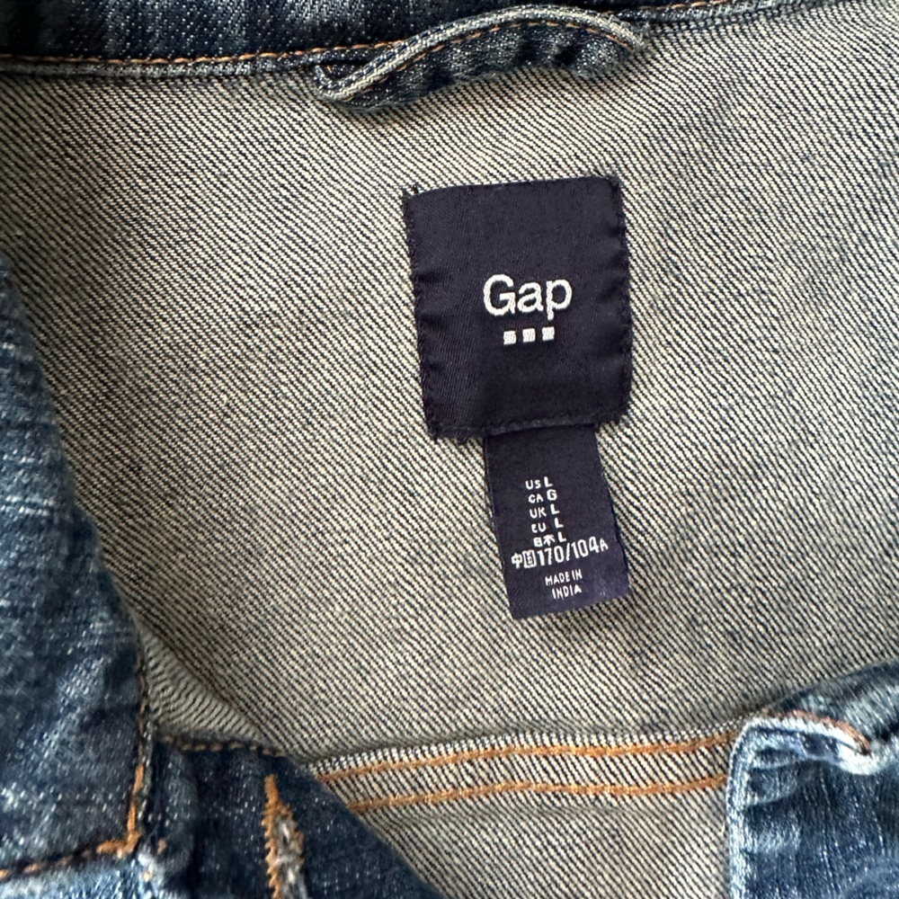 Women’s Gap stretchy denim jacket Large - Picture 3 of 5